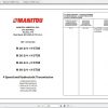 Manitou Forklift M26 30 40 50 Operators Parts Manual 1