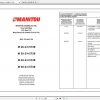 Manitou Forklift M26 30 40 50 Operators Parts Manual 2