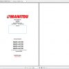 Manitou Forklift M26 30 40 50 Operators Parts Manual 3