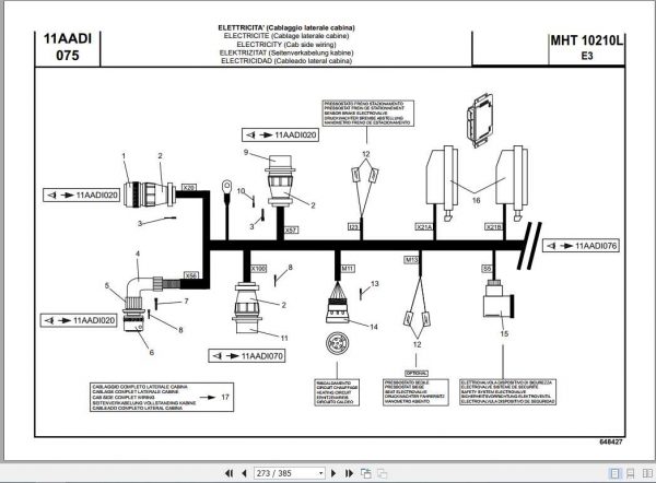 Manitou Forklift MHT 10210 L Part Manual648427 3