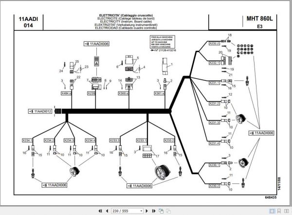 Manitou Forklift MHT 860 L Part Manual648435P 3