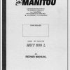 Manitou Forklift MHT 860 L Repair Manual648353 1