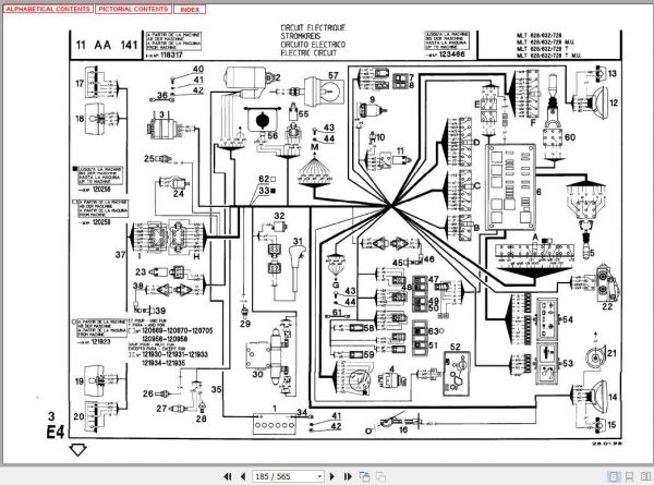 Manitou Forklift MLT 628 Part Manual547047P 4