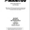 Manitou Forklift MLT 629 Part Manual547785P 1