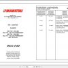 Manitou Forklift MLT 741 Part Manual547852 1