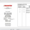 Manitou Forklift MSI30D MH25 4 Turbo Parts Manual547876P 2