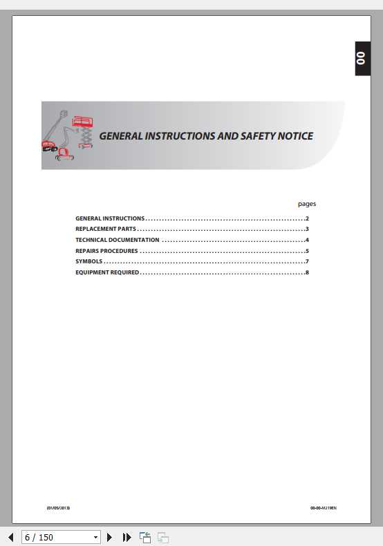Manitou Scissor Lift 78SEC2 Repair Manual 3