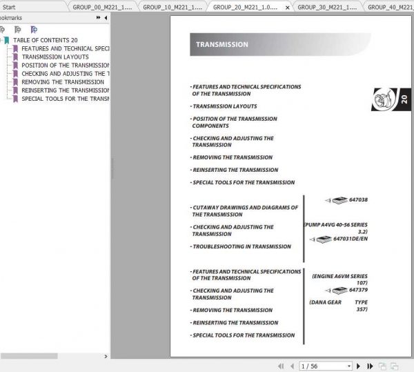 Manitou Telehandler 1440 1640 1840 EASI STB E3 Service Manual 2