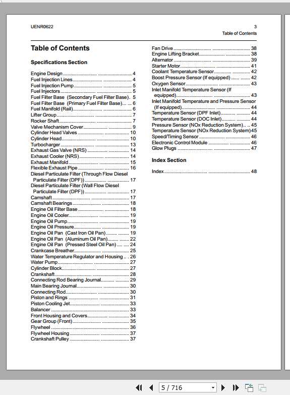 Manitou Telehandler 854E 34TA Industrial Engines Repair Manual 2