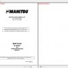 Manitou Telehandler MHT10160 Operator Service Manual648403AS 1