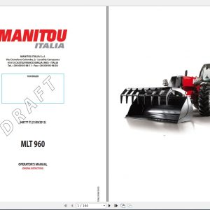 Manitou Telehandler MLT960 Operators Manual648777 1
