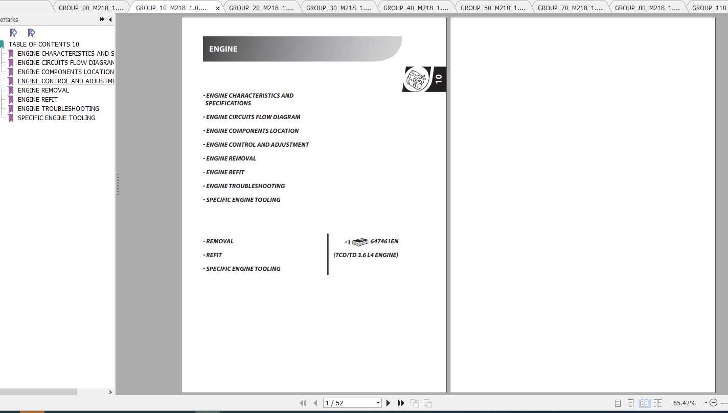 Manitou Telehandler MLT 634 Service Manual 1
