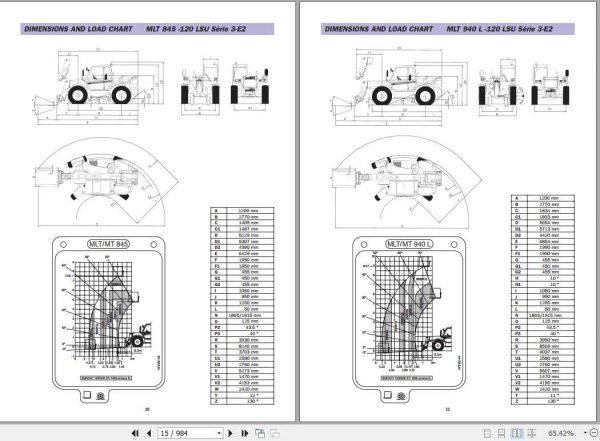 Manitou Telehandler MT 1440 SL Repair Manual 1