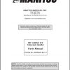 Manitou Telescopic Handler MT 10055 XT Parts Manual50960002 1