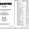 Manitou Telescopic Handler MVT1330LMVT1340L Parts Manual547685 1