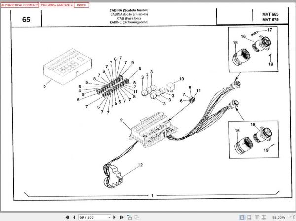 Manitou Telescopic Handler MVT 665 T Parts Manual 3