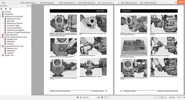 Manitou Telescopic Loader MRT 3255X Repair Manual 4