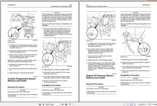 Manitou Telescopic Loader MT1030 1106D Repair Manual647413 3