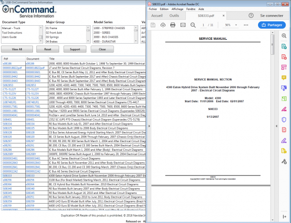 NAVISTAR OnCommand Service Information 8