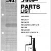 Nichiyu Forklift FBRAW9 18 60 63S Parts List96P1002 1