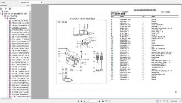 Same Tractor Commando Parts Catalog 1