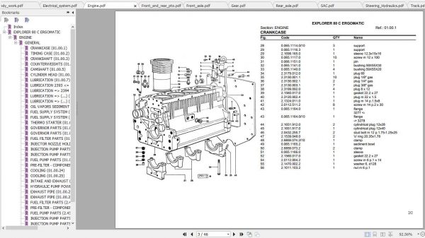 Same Tractor Explorer 80 Parts Catalog 3