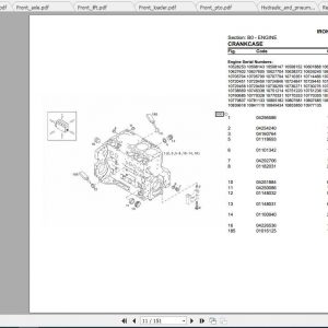 Same Tractor Iron 160 DCR Parts Catalog 1