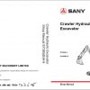 Sany SY365H 9 SY365BH 9 Crawler Hydraulic Excavator Shop Manual 1