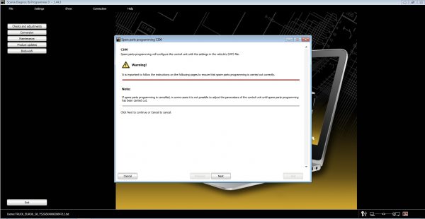 Scania SDP3 v2443530 Diagnostic Programmer 2020 Vmware 3