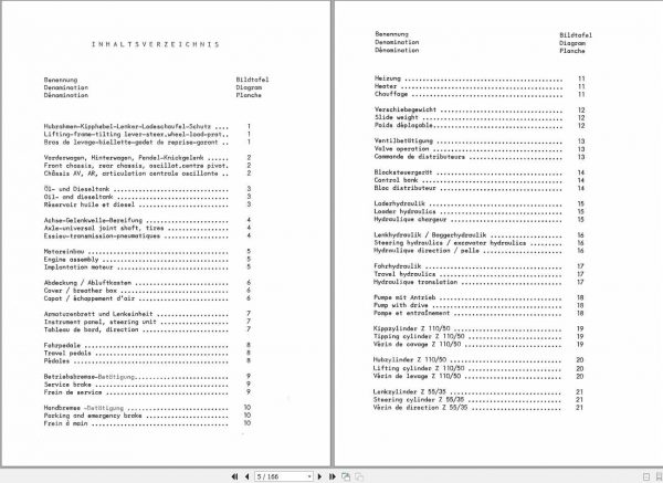 Schaeff Loader Excavator SKB800A Parts Catalog 2