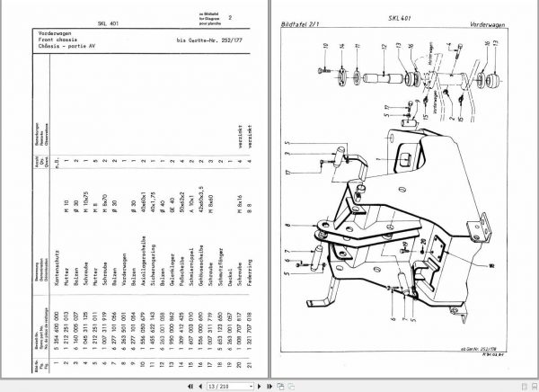 Schaeff Wheel Loader SKL401 Parts Catalog 3