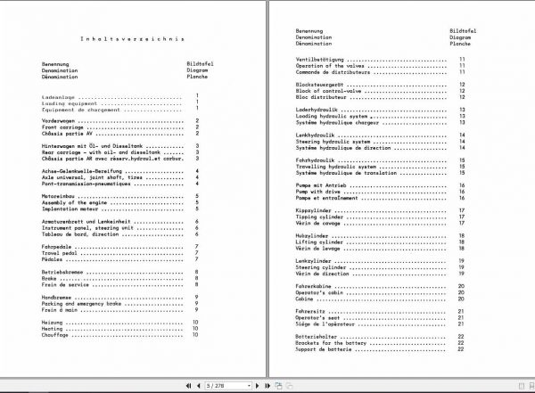 Schaeff Wheel Loader SKL840 Parts Catalog 2