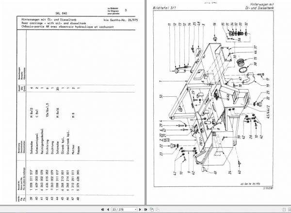 Schaeff Wheel Loader SKL840 Parts Catalog 3