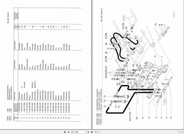 Schaeff Wheel Loader SKL861B Parts Catalog 3
