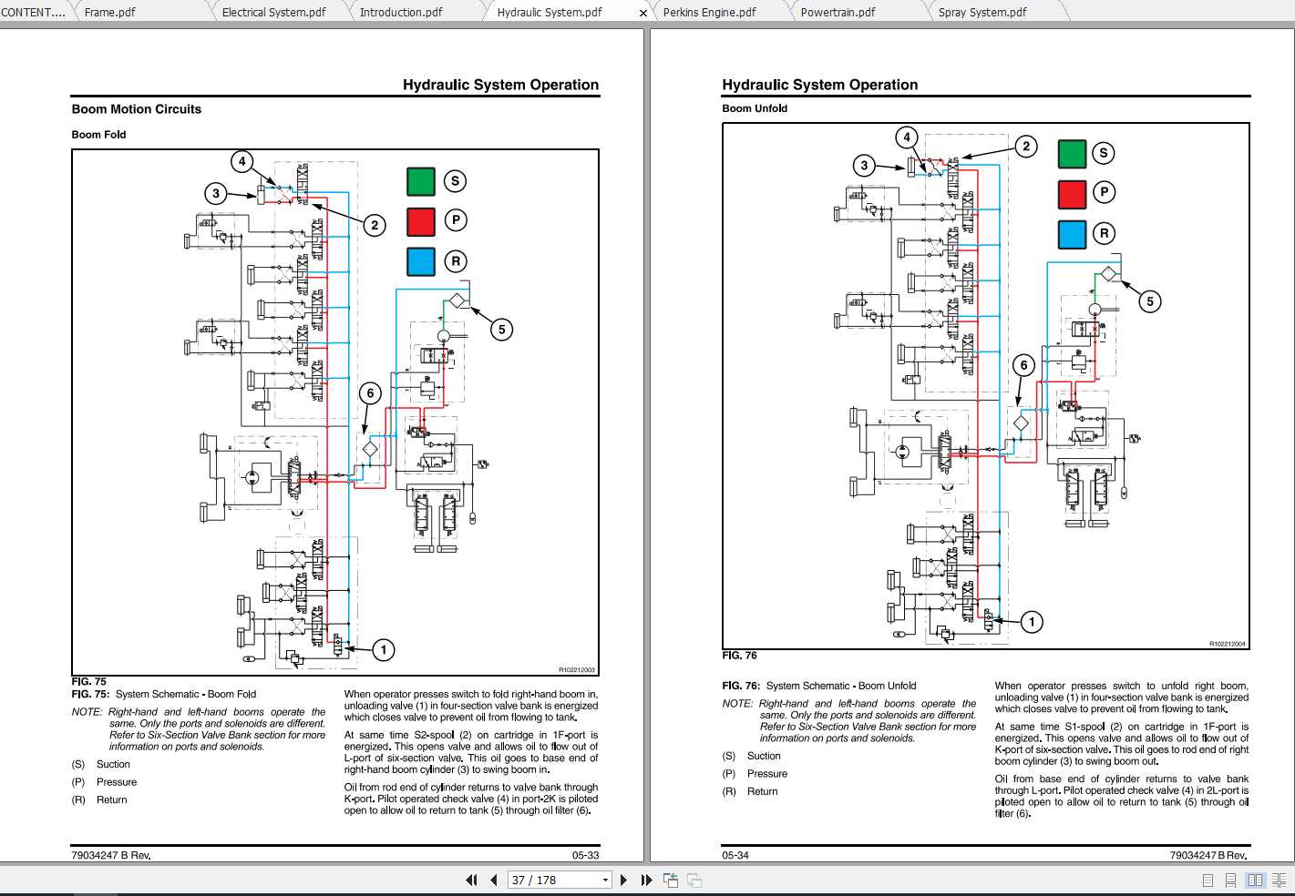 Spra Coupe EU 4460 4660 Sprayer Service Manual_79034247B