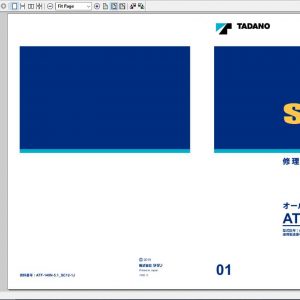 Tadano Crane ATF140N  51 SC12 1J Service Manual2019 1