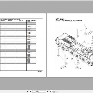 Tandano Crane ATF140N 51 Part Manual 3