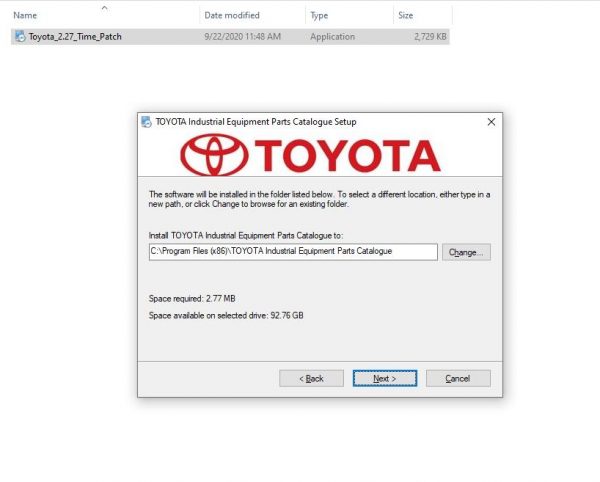 Toyota Industrial Equipment 227 Patch Lift Time 2 1