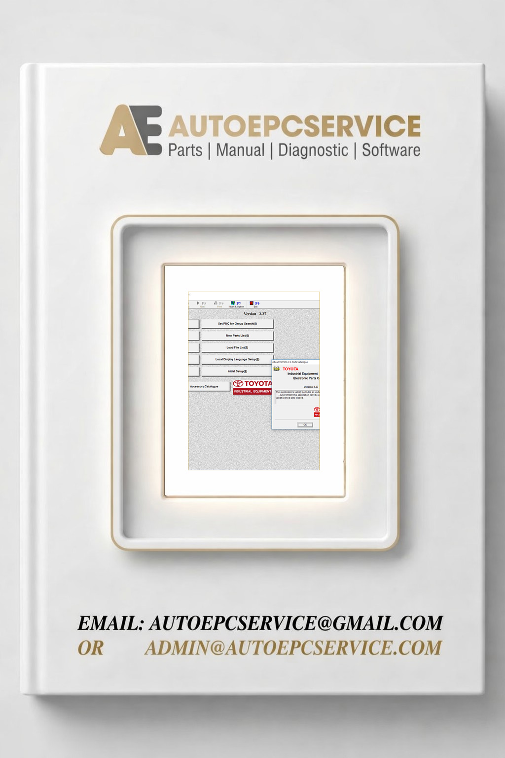 Toyota Industrial Equipment EPC v227 09 2 download