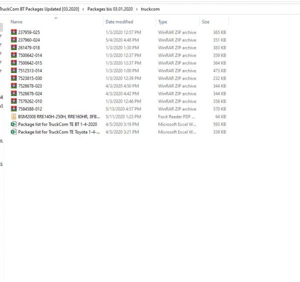 TruckCom BT Packages Updated 03 3