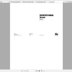 Valtra SA Applicators BS2517H Operators Manual 1