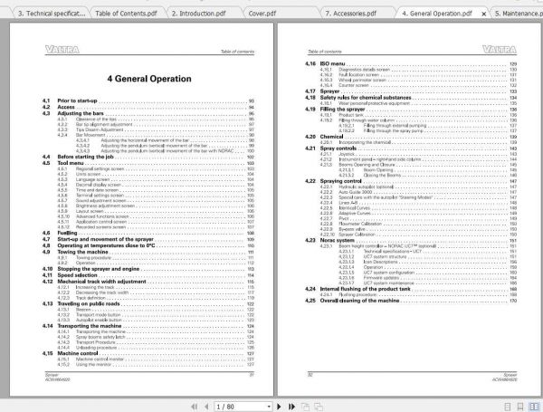 Valtra SA Applicators BS2517H Operators Manual 2