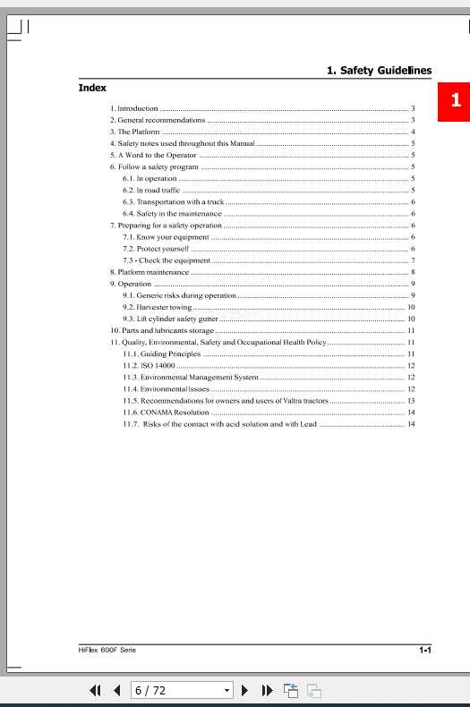 Valtra SA Harvesting HiFlex 600F Operation Manual 2
