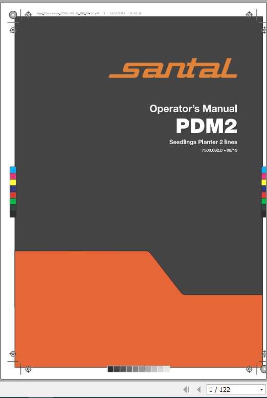 Valtra SA Seeding PDM2 Operators Manual 1