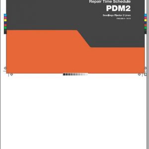 Valtra SA Seeding PDM2 Repair Time Schedule 1