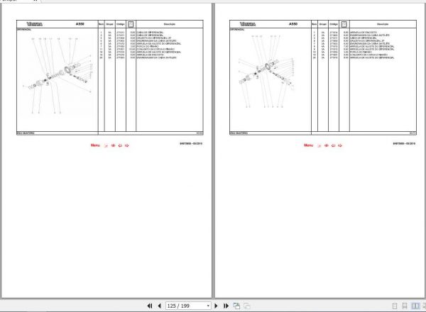 Valtra SA Tractor A550 Repair Time SchedulePo 3