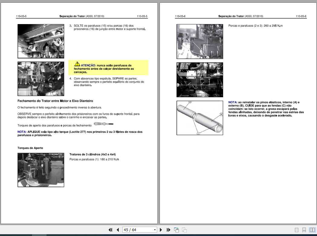 Valtra SA Tractor A550 Service ManualES 2