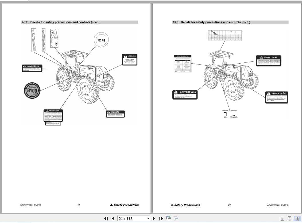 Valtra SA Tractor A Series A550 Operators Manual 2
