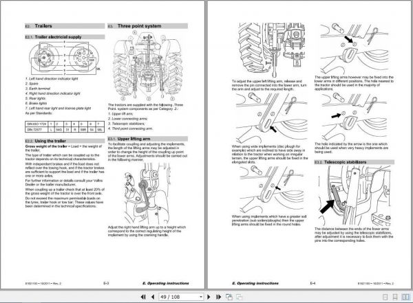 Valtra SA Tractor BF 65 75 Operators Manual 3