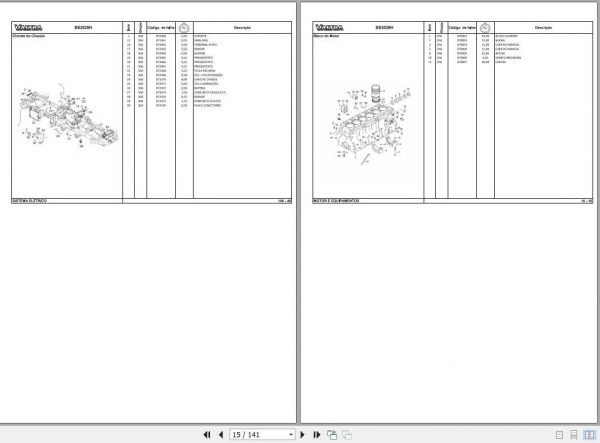 Valtra SA Tractor BS3020H Repair Time SchedulePo 3